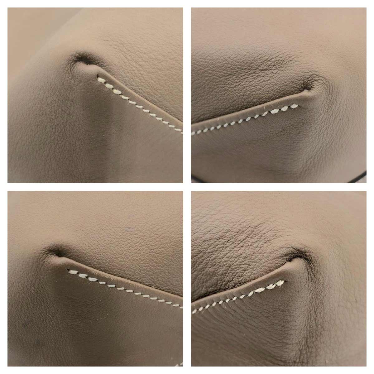 Double sens leather handbag Hermès Black in Leather - 35666253