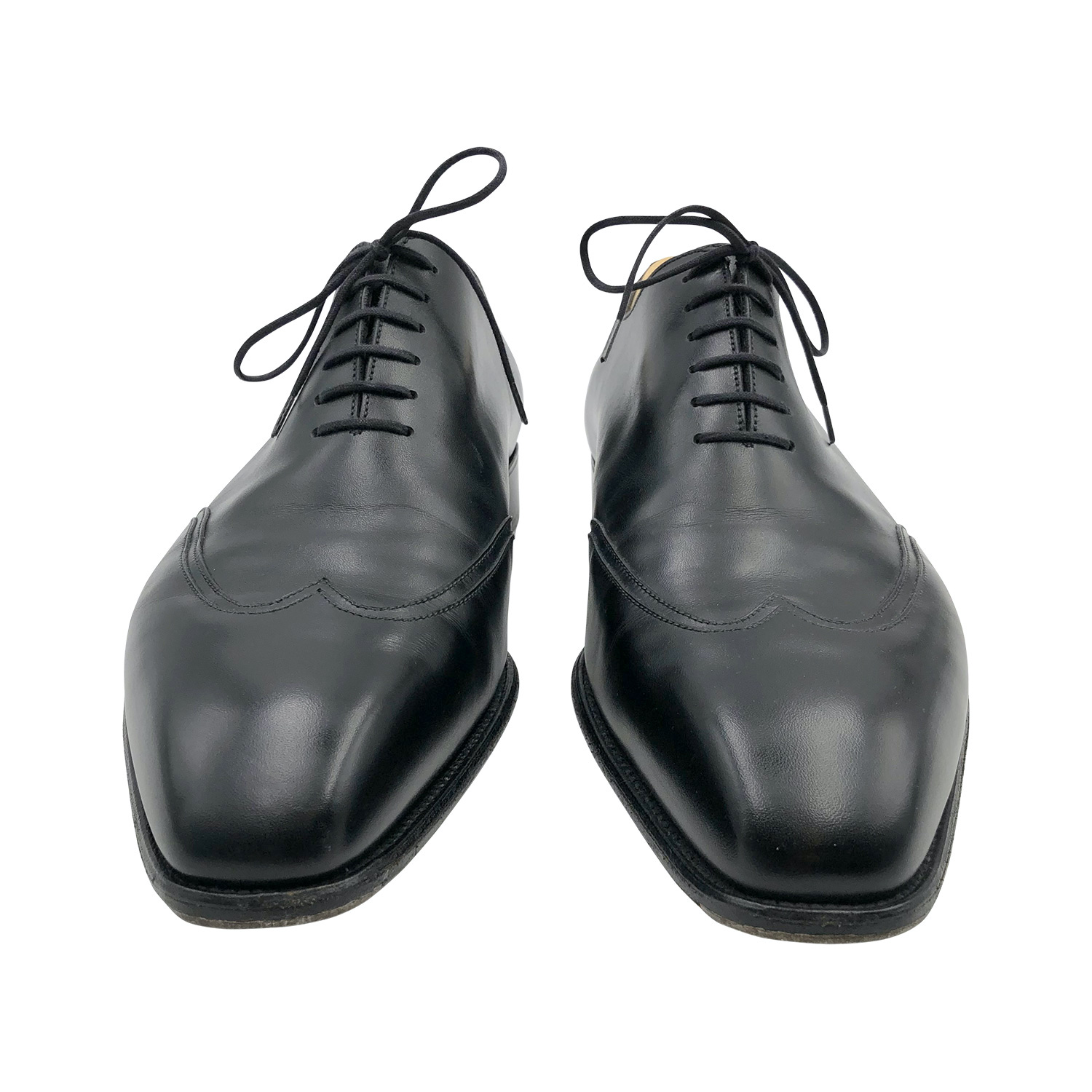 JM Weston Oxford shoes in black leather with shoe tree - DOWNTOWN ...