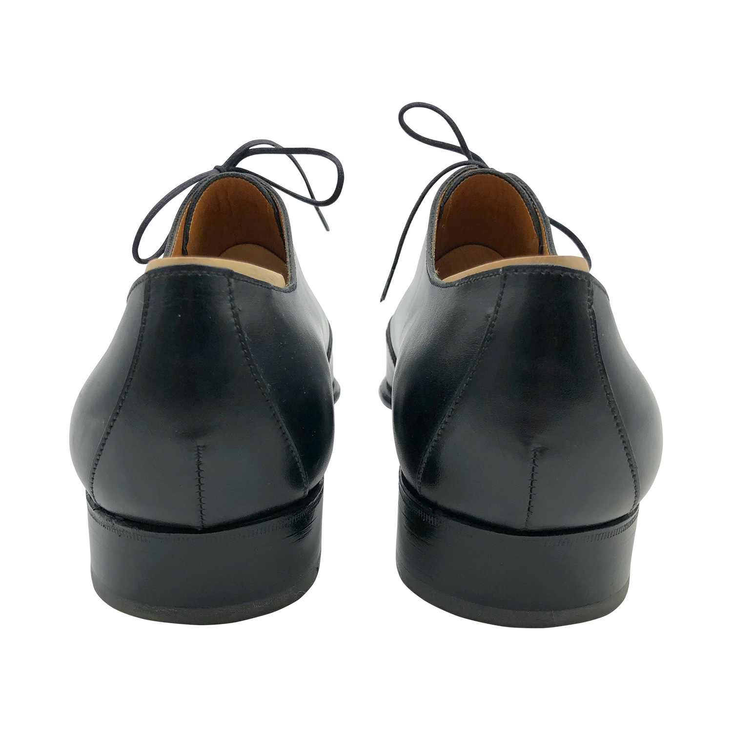 JM Weston Oxford shoes in black leather with shoe tree - DOWNTOWN ...