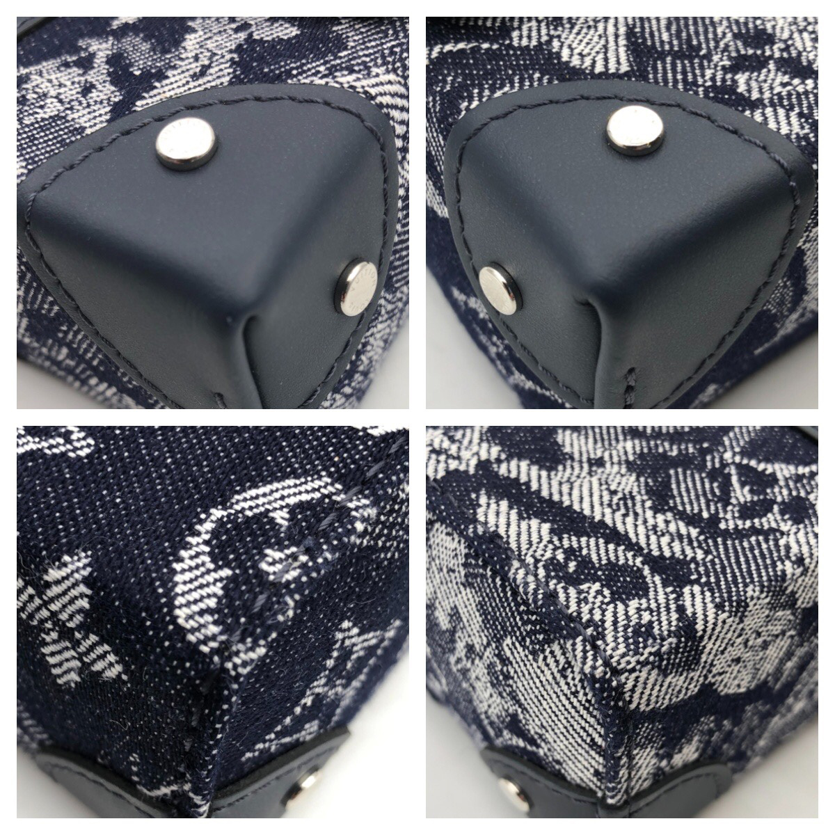 Louis Vuitton trunk messenger bag in blue canvas with monogram tapestry -  DOWNTOWN UPTOWN Genève