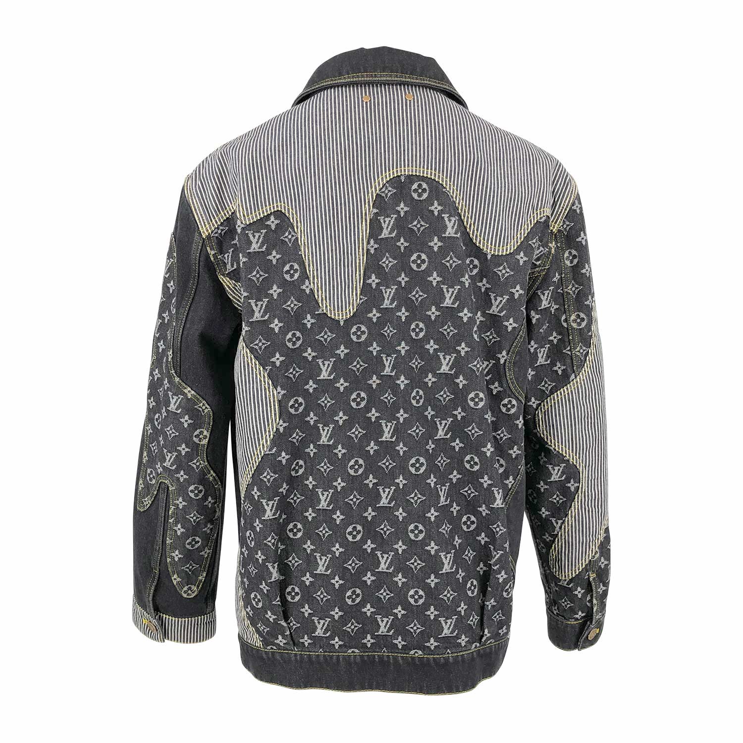 Louis Vuitton Nigo crazy denim jacket in charcoal - DOWNTOWN UPTOWN Genève