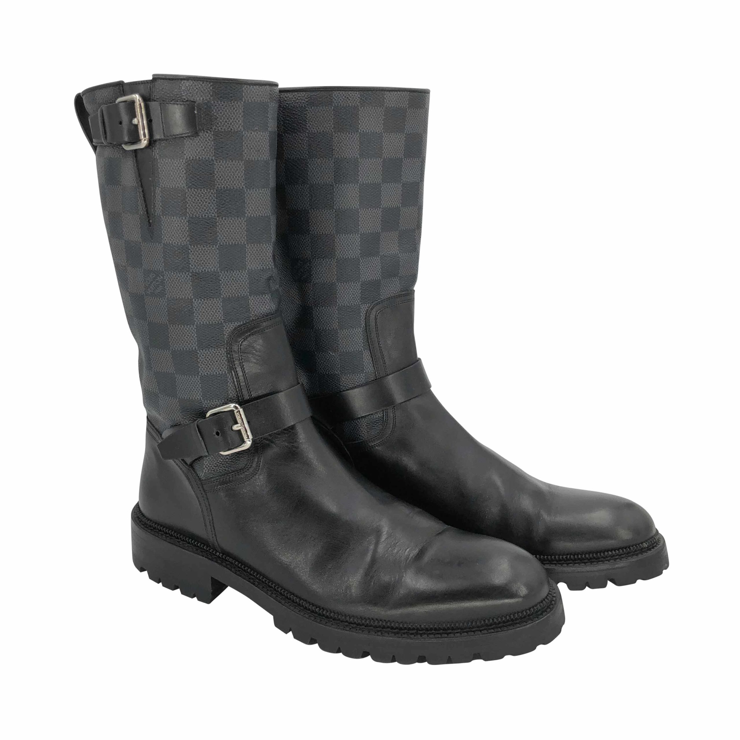 Boots Louis Vuitton Grey size 5 UK in Rubber - 33855303