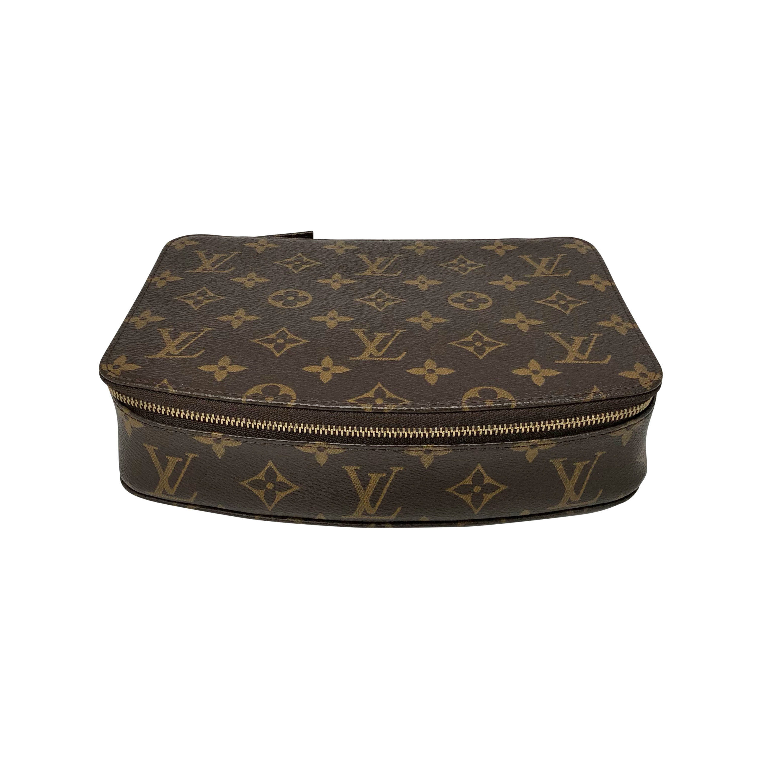 Louis Vuitton Monogram Monte Carlo 22 Jewelry Box - Brown Travel