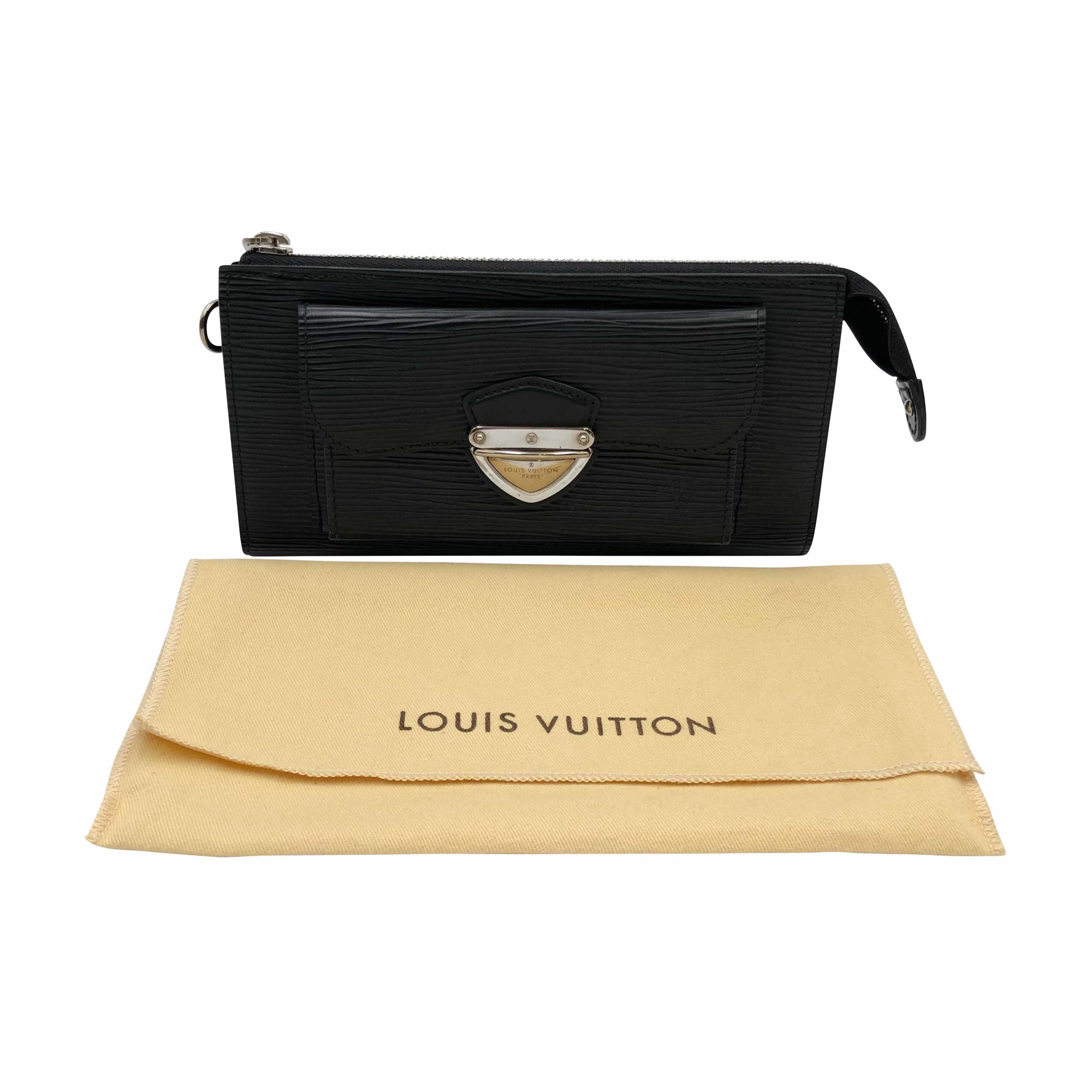 Louis Vuitton wallet in black epi leather - DOWNTOWN UPTOWN Genève