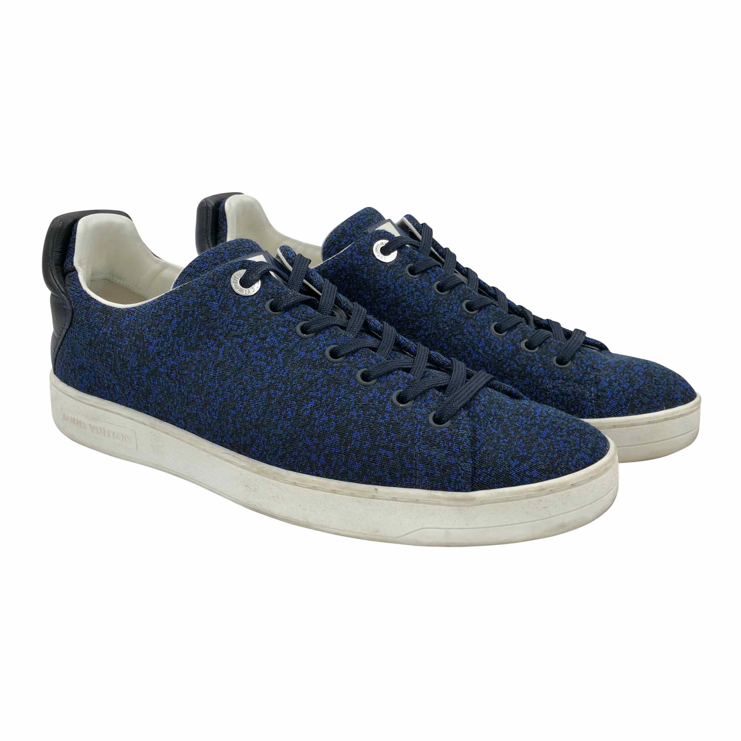 Louis Vuitton sneakers in blue and black canvas - DOWNTOWN UPTOWN Genève