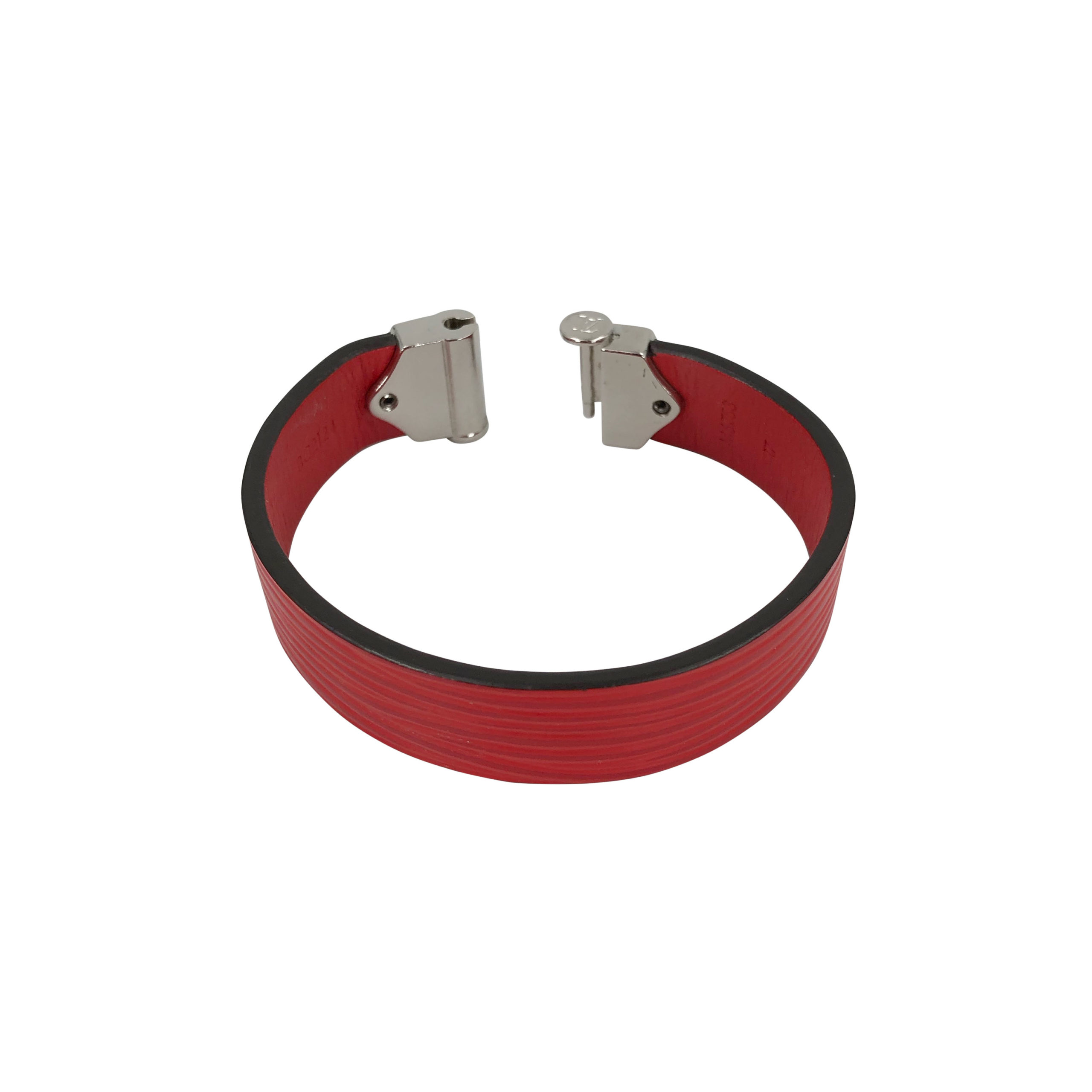 Louis Vuitton Red Leather Bracelet ref.909197 - Joli Closet