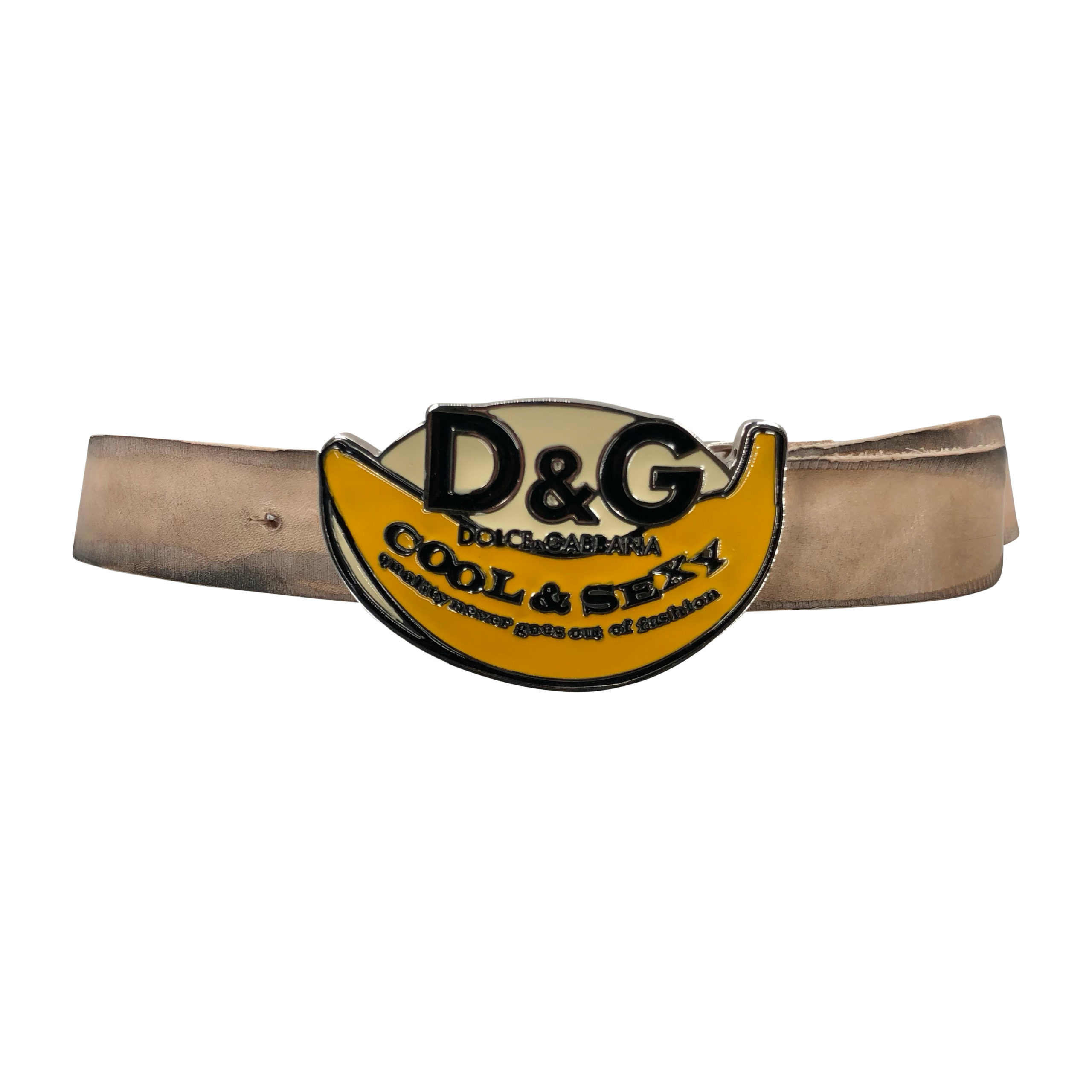 D&G Logo snap buttom belt - 小物