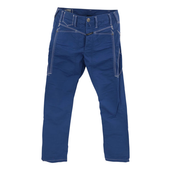 Marithé pants in blue cotton - DOWNTOWN UPTOWN Genève
