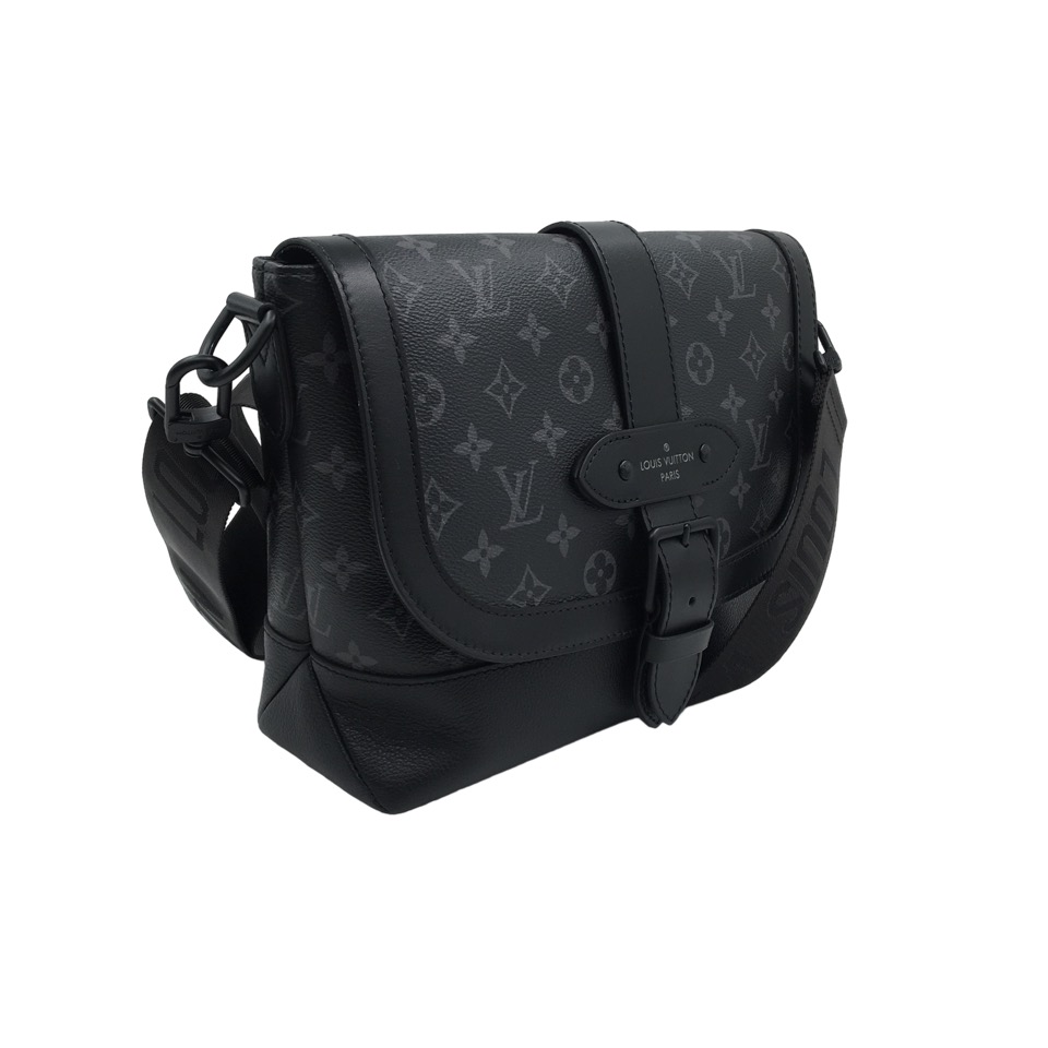 Louis Vuitton Saumur crossbody bag in monogram ebene canvas