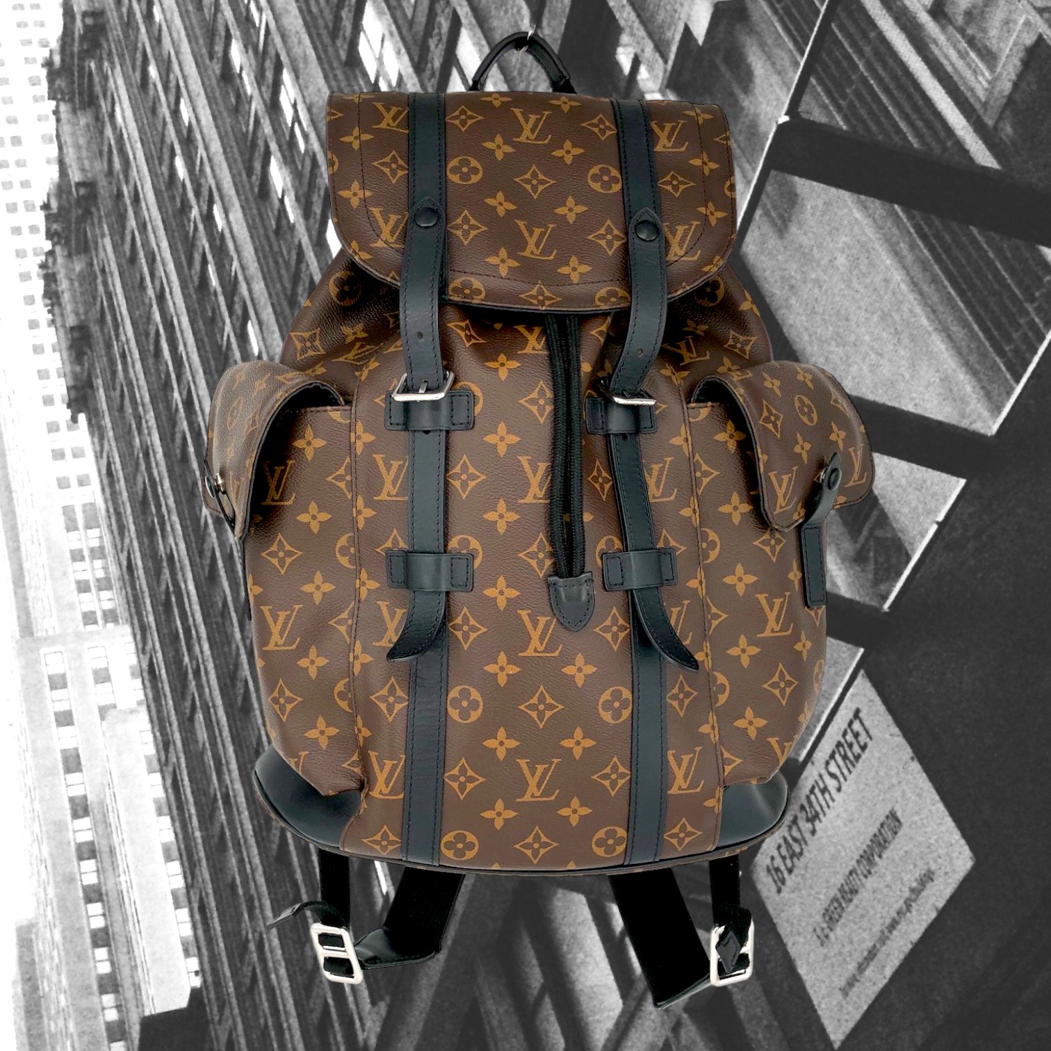 Louis Vuitton Monogram Christopher Pm Backpack 140117