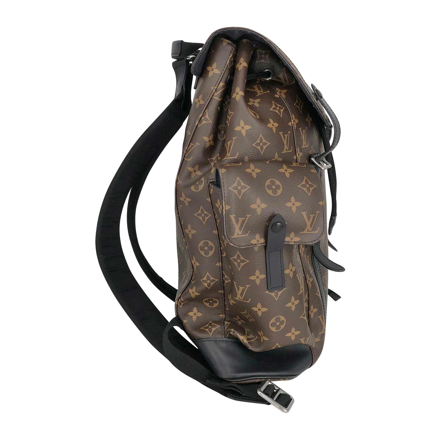 Louis Vuitton Christopher Backpack Monogram Puffer Black in