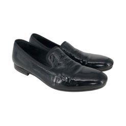 Alexander McQueen shoes in black patent leather