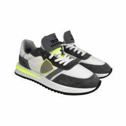 Philippe Model sneakers in white and grey mesh
