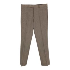 Sandro chino pants in beige cotton mix in check